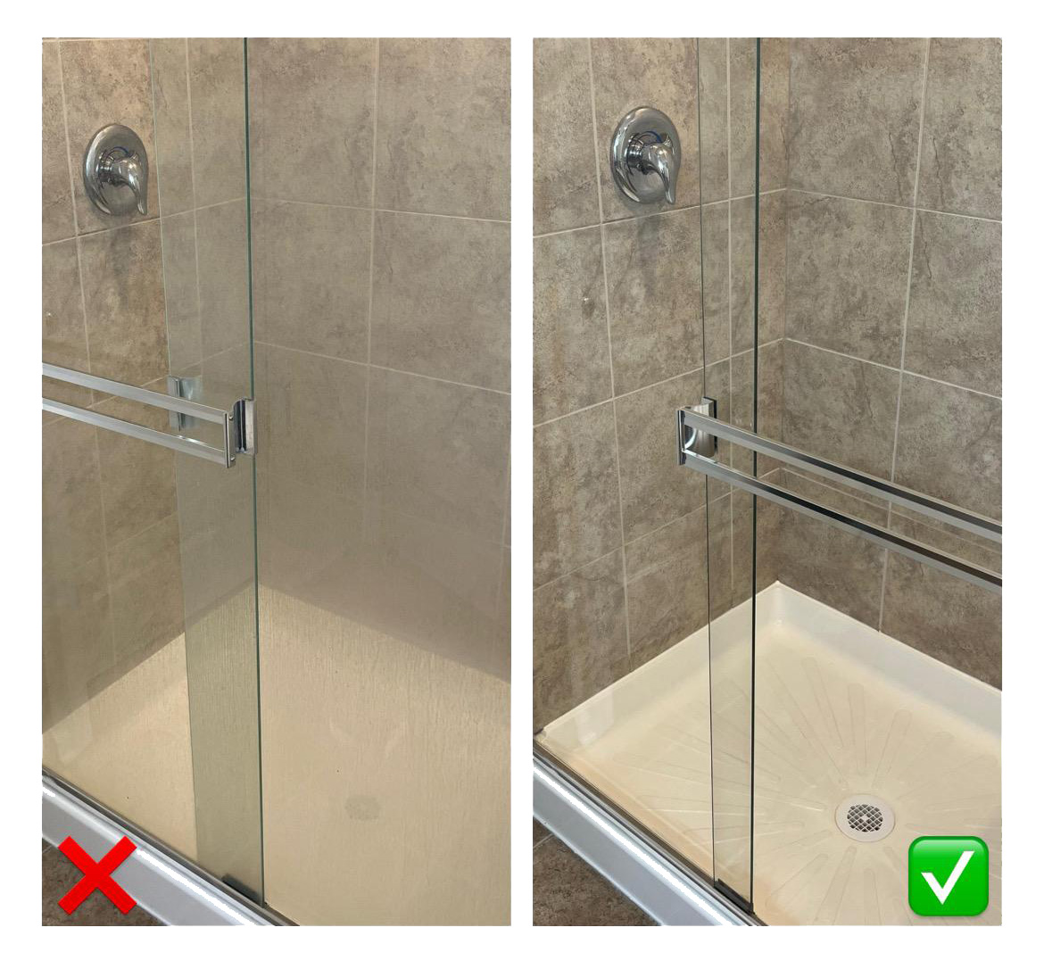before and after cleaning