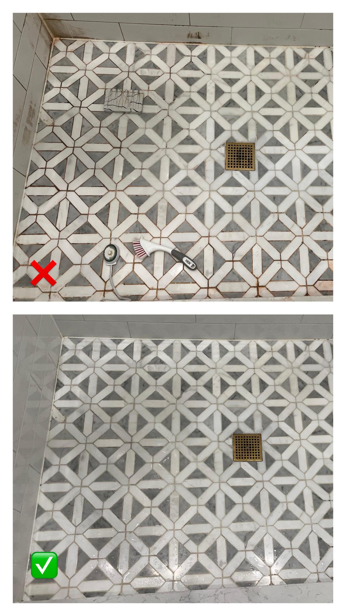 before and after cleaning